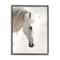 Stupell Industries White Stallion Portrait Minimal Southwestern Horse Framed Wall Art